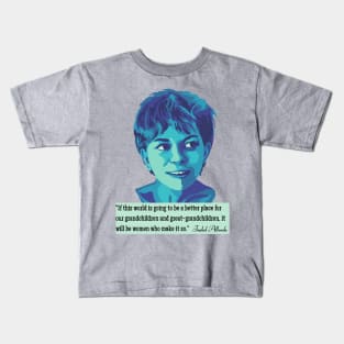 Isabel Allende Portrait and Quote Kids T-Shirt